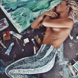 RARE Lenni the Label Chimera Bells in Paisley Sea